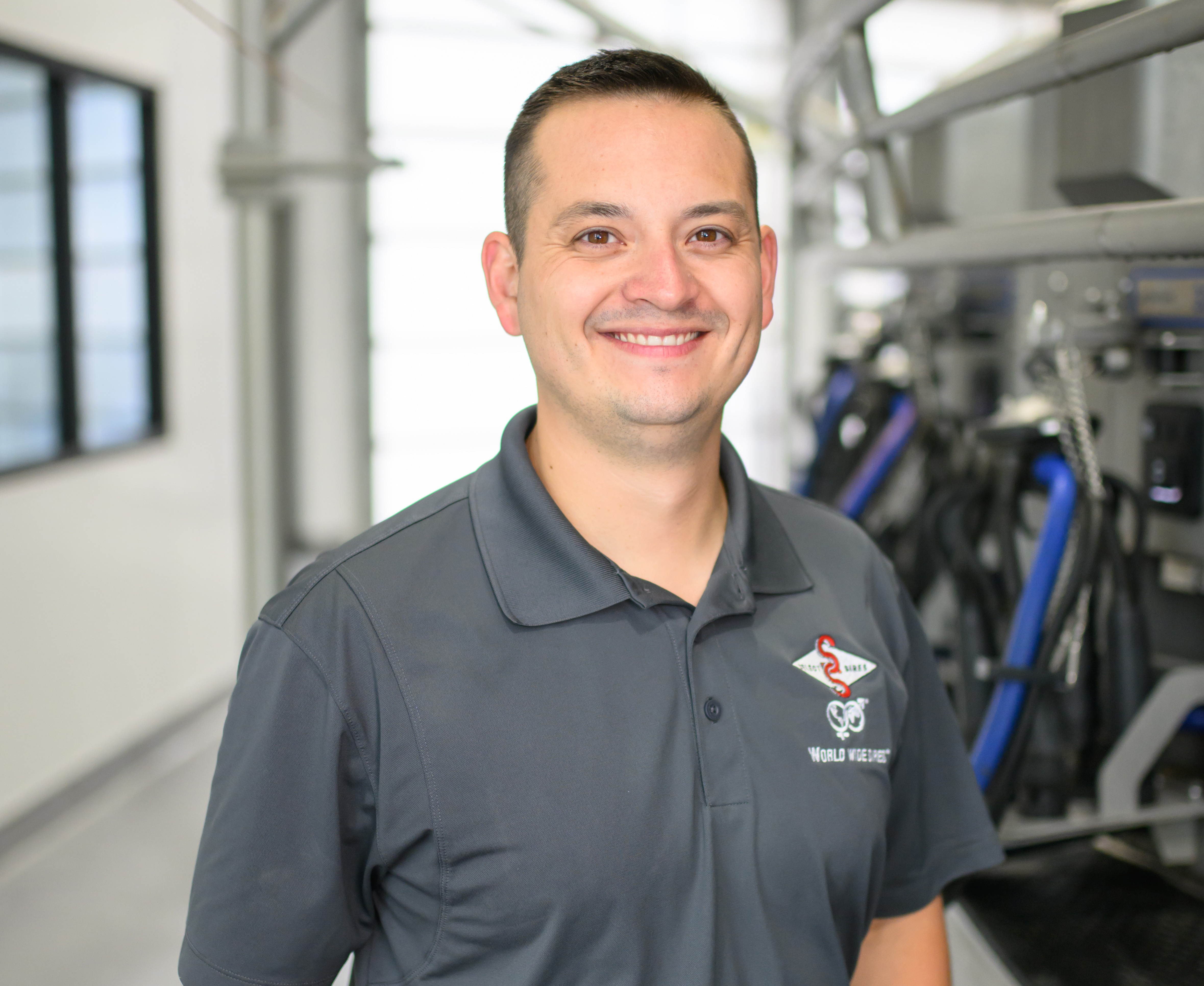 Ethan Haywood smiling.